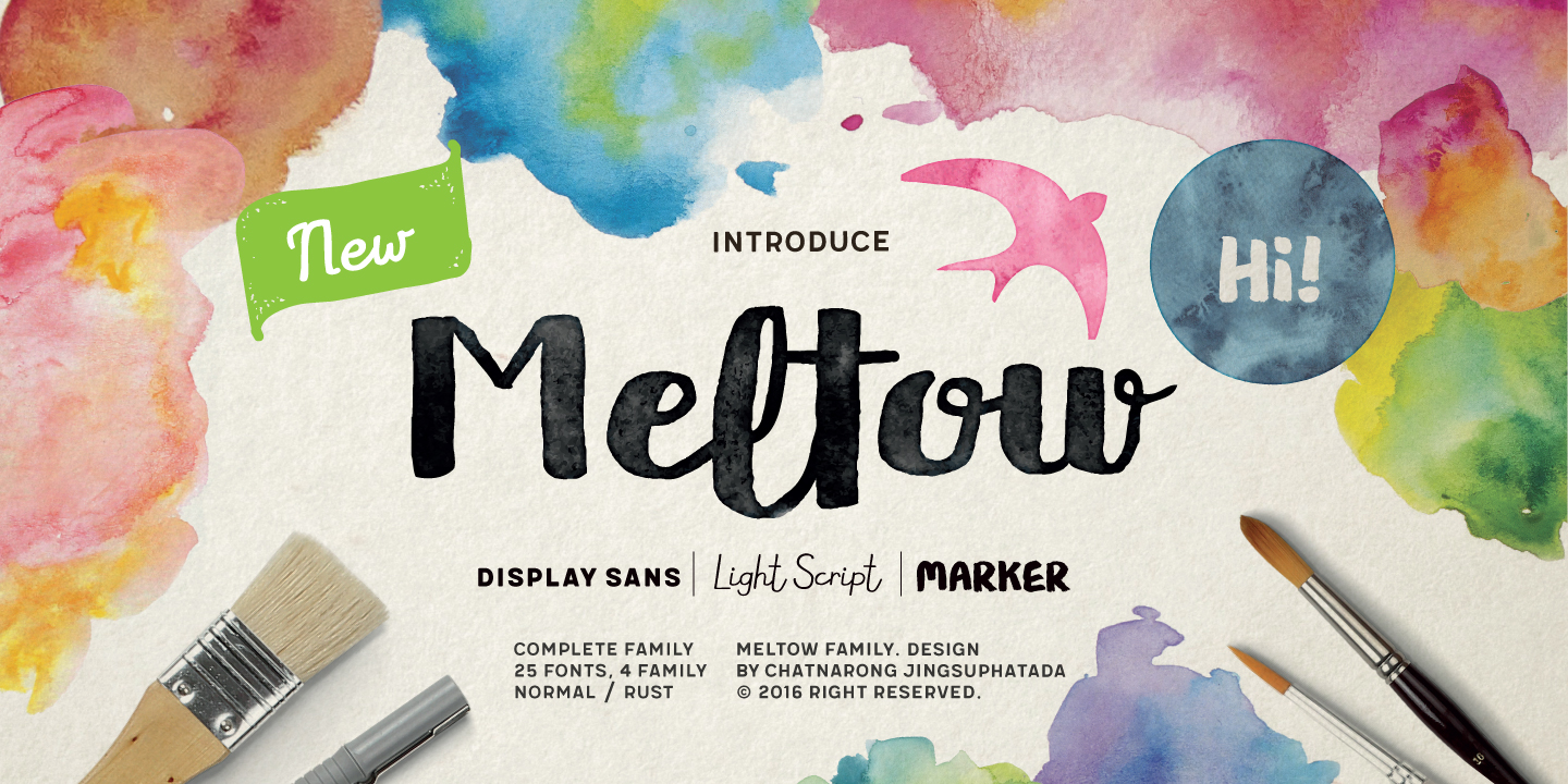 Example font Meltow #1
